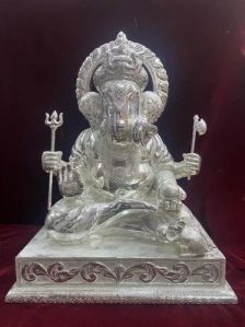 Silver Ganesh Statue