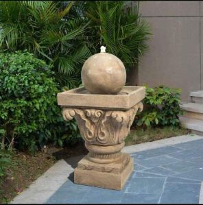 stone garden fountain