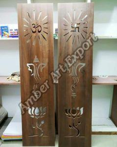 Solid Wood Temple Doors