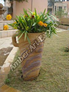 stone flower pot
