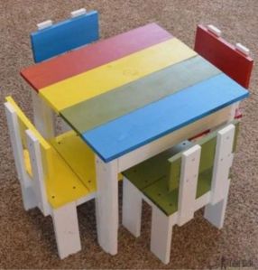 Kids table chair set