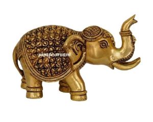 Brass Elephant Statue