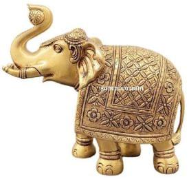 Brass Elephant Statue