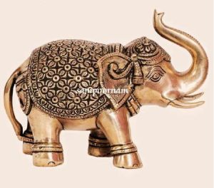 Brass Elephant Statue