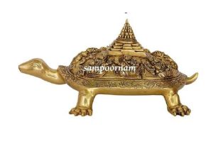 Brass Tortoise Statue