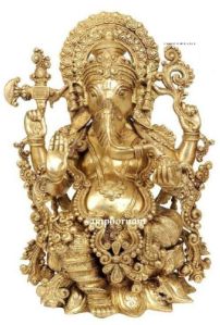 Brass Ganesha Statue