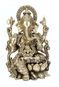 Brass Ganesha Statue