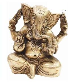 Brass Ganesha Statue