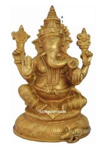 Brass Ganesha Statue