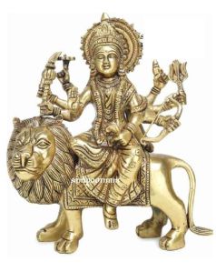 Brass Durga Mata Statue