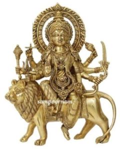 Brass Durga Mata Statue