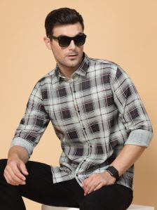 Men Printed Cotton Shirt