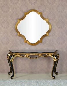 Console table mirror frame