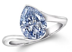 Pear shape diamond