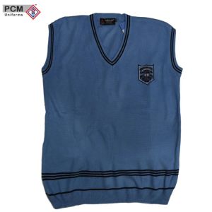 Cotton Sky Blue School Sweater