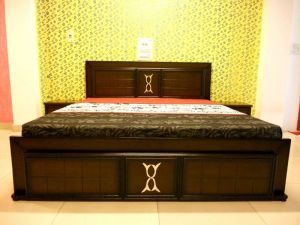 Fancy Wooden Double Bed