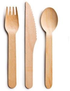 disposable wooden cutlery