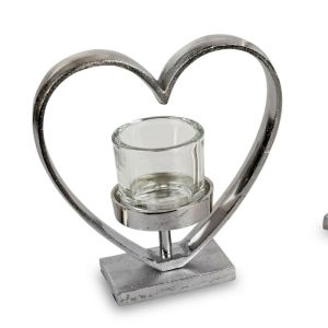 Heart Shape Metal Candle Stand