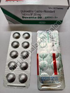 Duvanta 20 Mg (Duloxetine) Tablet