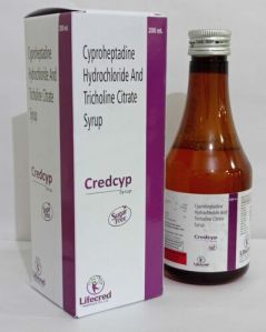 Cyproheptadine Hydrochloride and Tricholine Citrate Syrup