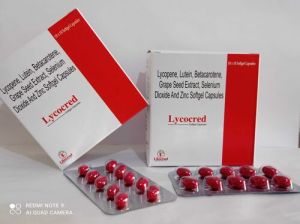 Lycopene, Lutein, Betacarotene, Grape Seed Extract, Selenium Dioxide And Zinc Softgel Capsules