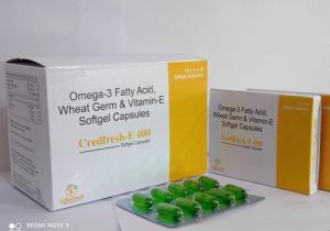 Omega-3 Fatty Acid, Wheat Germ And Vitamin-E Softgel Capsules