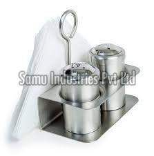 Salt And Paper Set with Napkin Holder