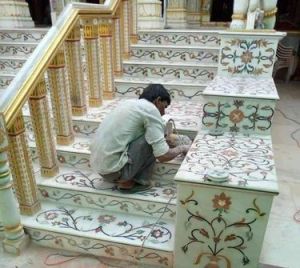 Marble Rangoli Flooring Service