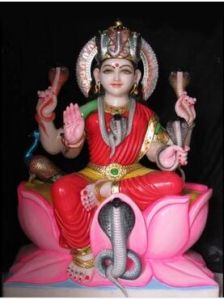 Marble Mansa Devi Statue