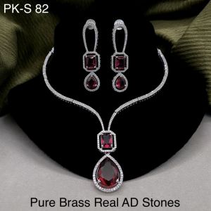 Premium Quality AD Necklace Set