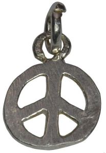 Sterling Silver Peace Charm