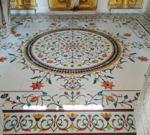 marble inlay flooring