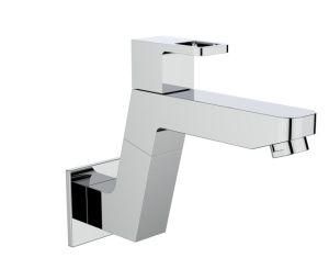 Delta Sink Cock With Swinging Spout and Wall Flange