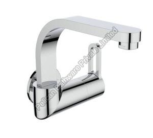 Sky Signature Sink Cock With Swinging Spout and Wall Flange
