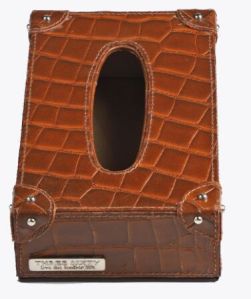 AMAR BROWN LEATHER BOX