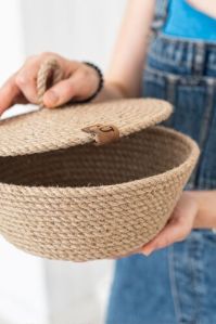 Jute Rope Basket