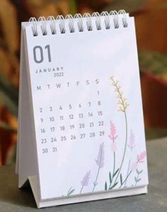 Paper Desk Calendar