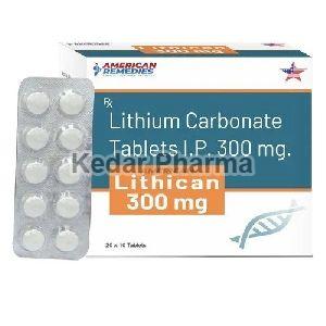 Lithican 300mg Tablets