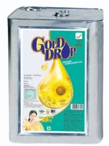 15 Litre Gold Drop Refined Sunflower Oil