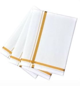 Mens Golden Border Dhoti