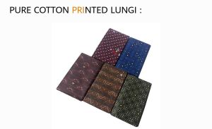 Pure Cotton Printed Lungi