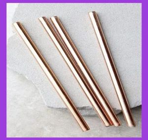 Copper drinking straws