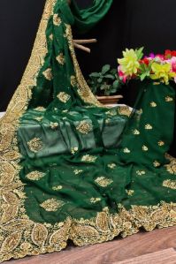 Ladies Designer Georgette Saree