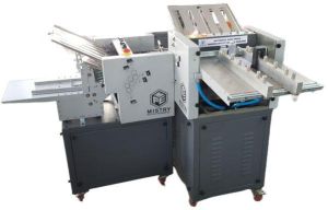 AUTOMATIC VACUUM FEED PAPER LEAFLET FOLDING MACHINE