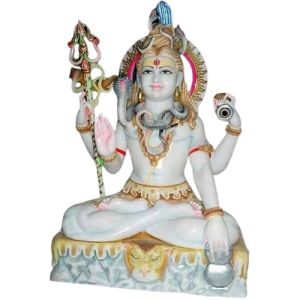 Marble Lord Shiva Statue