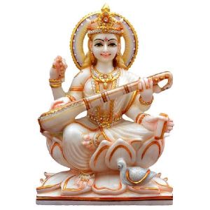 Marble Gayatri Mata Statue
