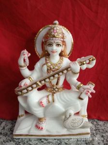 Marble Gayatri Mata Statue