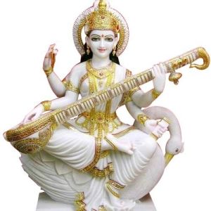 Marble Gayatri Mata Statue