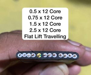 0.5 Sqmm 12 Core Flat LIFT ELEVATOR CABLE