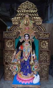 Fiberglass Standing Saraswati Statue